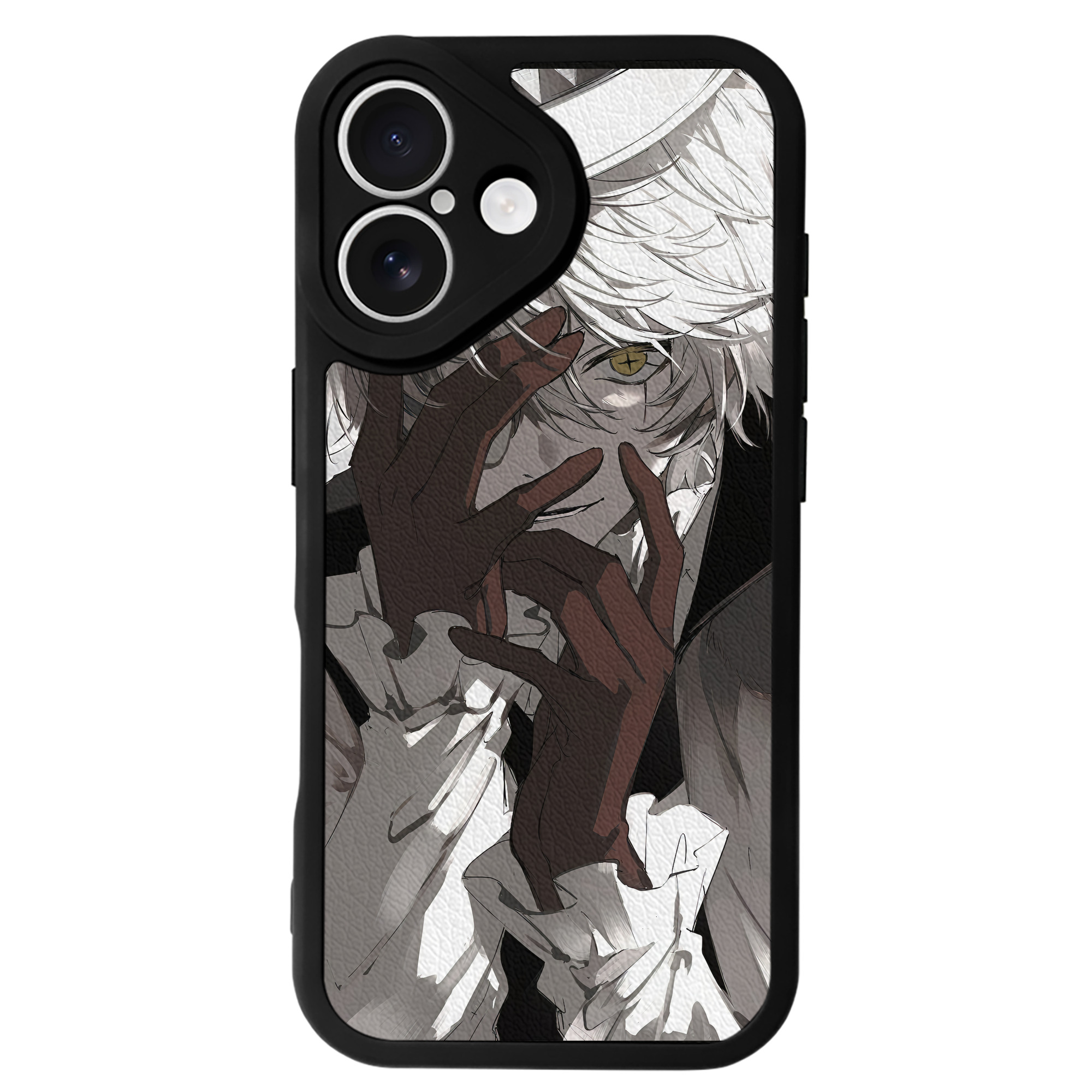 （画像用） 文豪ストレイドッグス Bungo Stray Dogs 【iPhone 16シリーズ対応】シリコンスマホケース（レザー調） 材質：シリコン